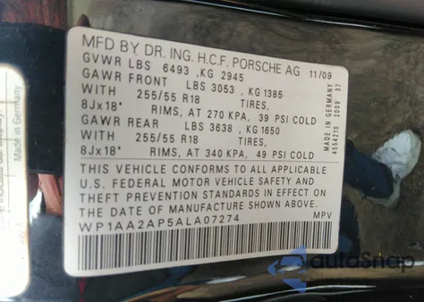 WP1AA2AP5ALA07274